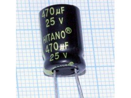 Конд.470/25V 1016 +105°С EXR