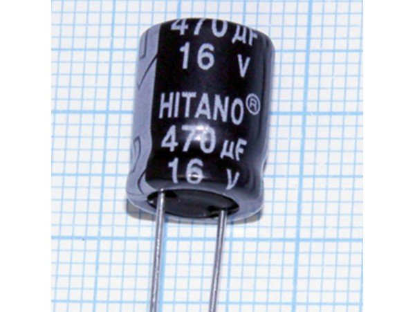 Конд.470/16V 1013 +105°С EHR Hitano