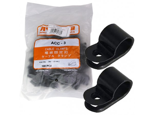 ACC 3-B /100PCS/ Держатель кабеля 9мм