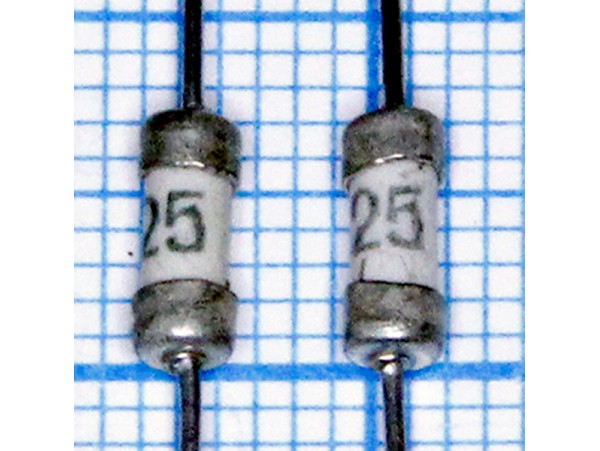 Пред.1,25А(d=3;L=7)ВП4-14 керам.с выводами