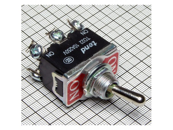TO22B 6к2п 220 V, 10 A Тумблер
