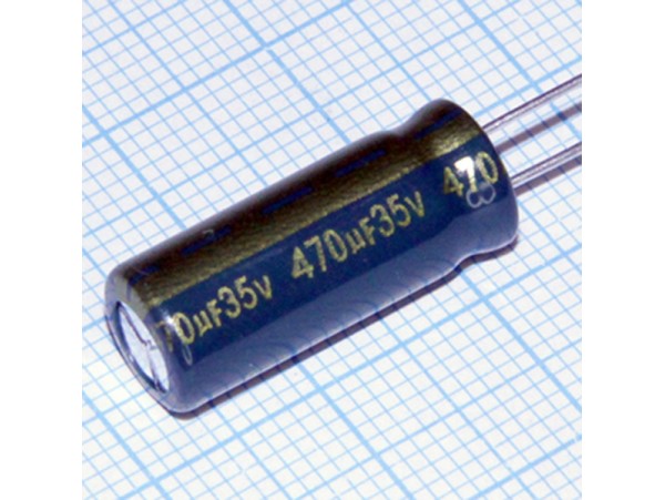 Конд.470/35V 0820 +105°C WL Jamicon