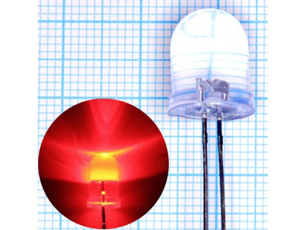 LED FYL-10003URC red d=10 2000mCd