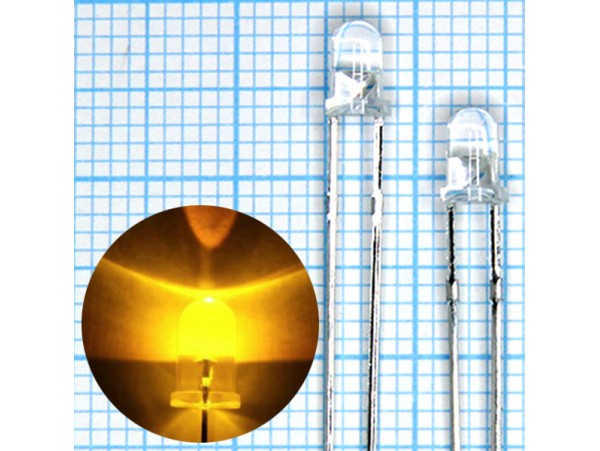 LED FYL-3014UYC ж.d=3 900mCd