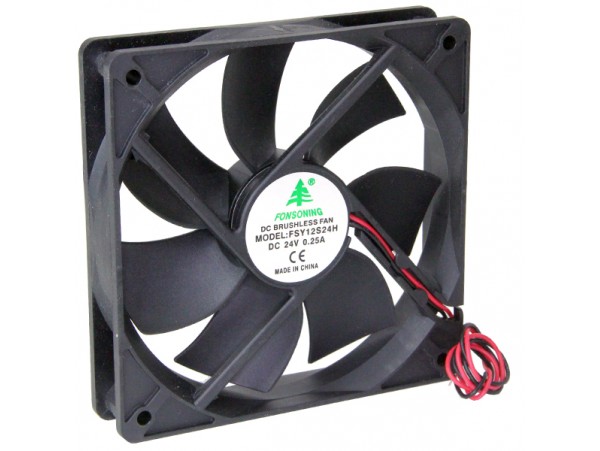 Вентилятор 24V/0,17А 120х120х25 RQD 12025MS