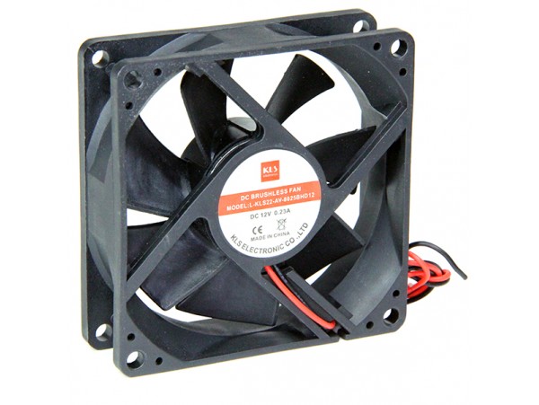 Вентилятор 12V0,23A 80х80х25  L-KLS22-AV-8025BHD12