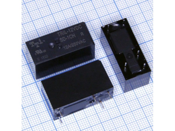 Реле 12VDC TRIL-12VDC-SD-1CH-R 1C 12A/250VAC