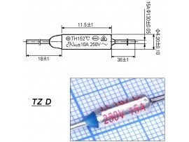TZ D-167-15A Термопредохранитель