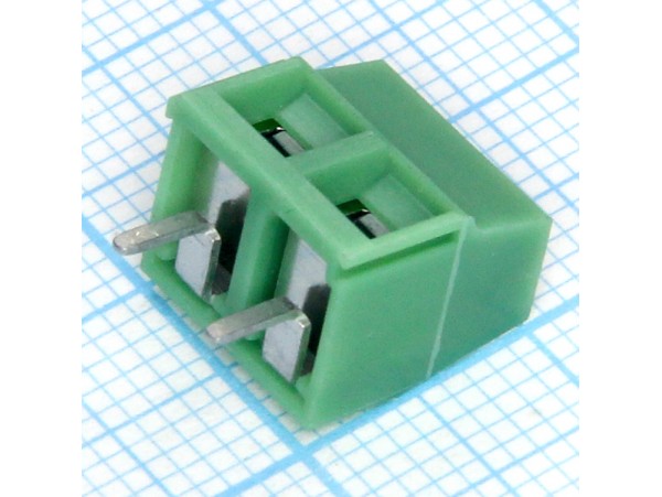ELK508V-02P клеммник 2к шаг 5.08мм на плату