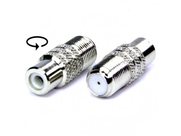Переходник RCA=F (гнездо = гнездо)