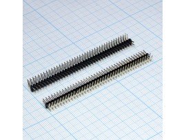 PLD2-80R 2,00 вилка 80к.(2х40) на плату угловая
