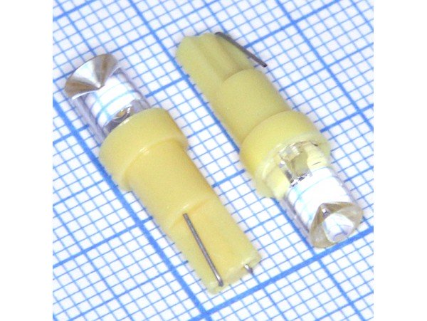 T5 1yellow 5mm 100° LED лампа
