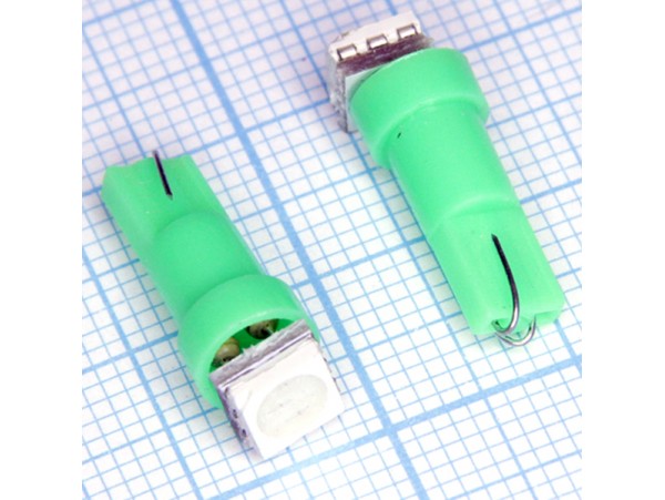 T5 1green 5050 140° LED лампа