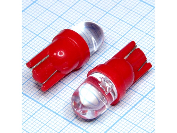 T10 1red 10mm 15° LED лампа