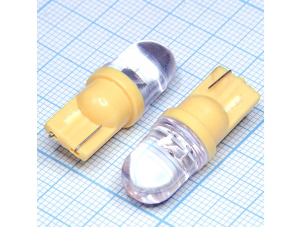 T10 1yellow 10mm 15° LED лампа