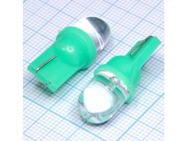 T10 1green 10mm 15° LED лампа