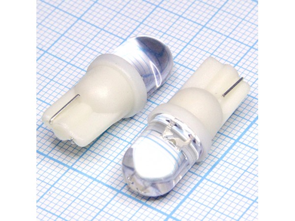 T10 1white 10mm 15° LED лампа