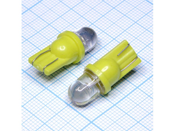 T10 1yellow 8mm 60° LED лампа