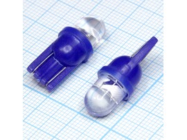 T10 1blue 8mm 60° LED лампа