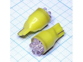 T13 6yellow 3mm LED лампа