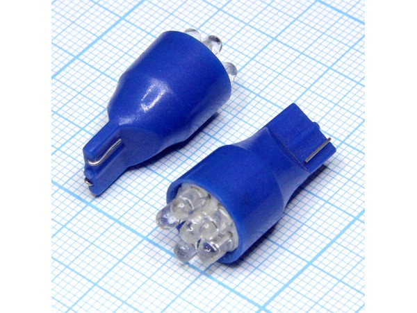 T13 6blue 3mm LED лампа