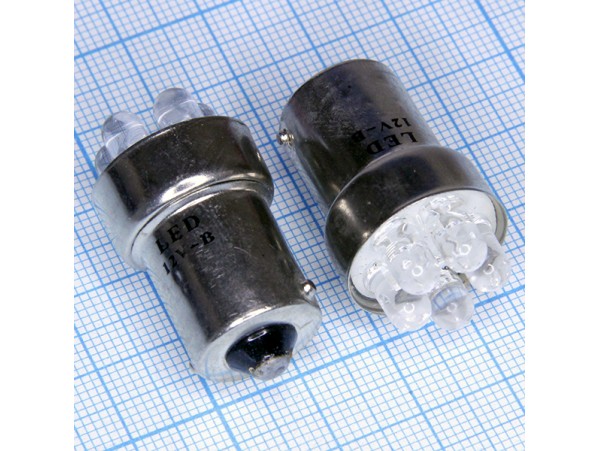 BA15S 5blue 5mm LED лампа