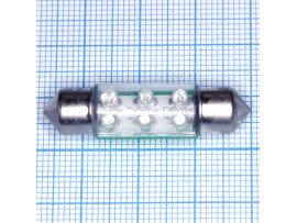 6 LED 3mm (G) лампа