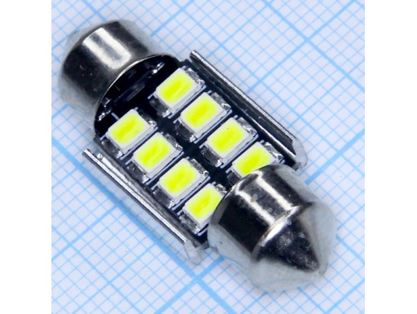 8 LED 3528 smd (W) лампа