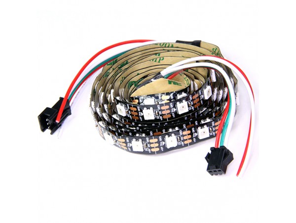 Лента SPI 5V 120 led/m 5050 RGB WS2812B IP20 2м