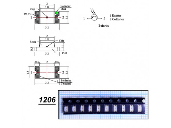 LED CHIP G LC150kgct (1206)