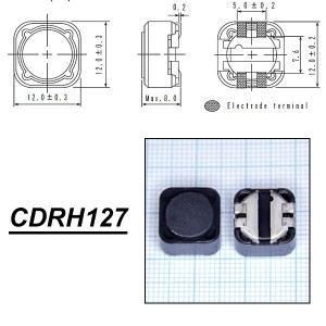CDRH127/LDNP-221MC 220мкГн/1,45А дроссель SMD