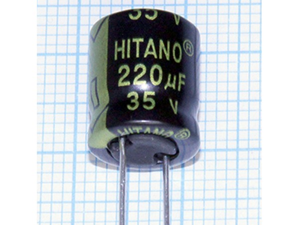 Конд.220/35V 1013 +105°C ESX