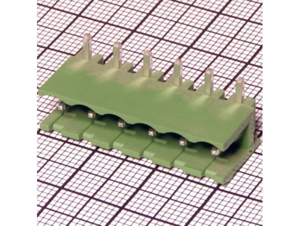 TB-06RE клеммник 6к шаг 5мм на плату