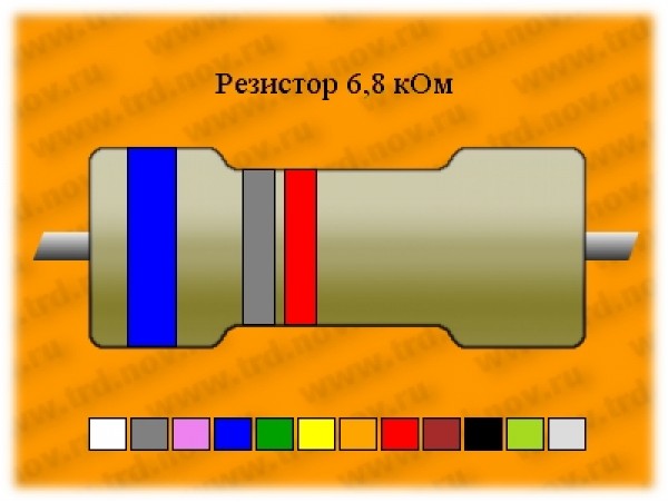 Резистор-1-6,8 кОм