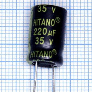 Конд.220/35V 1016 +105°C EXR