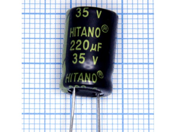 Конд.220/35V 1016 +105°C EXR