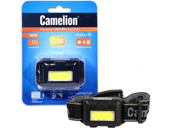 Фонарь налобный Camelion LED5355 1LED