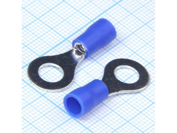 TRI-2-6 Наконечник кольцевой М6 (1,5-2,5) синий