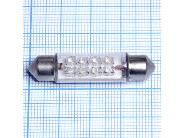 8 LED 3mm (R) лампа