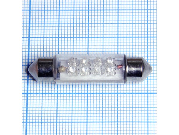 8 LED 3mm (G) лампа