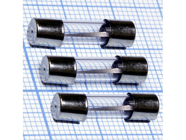 Пред.16А(d=5;L=20) 250V стекло