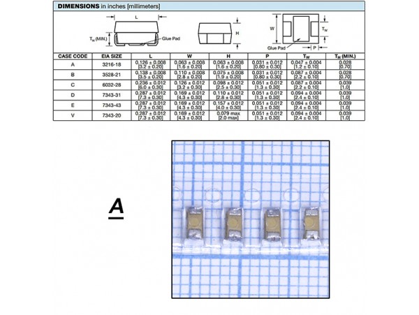 Конд.0,1/25V тант. A