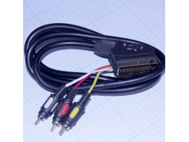Шнур СК=3RCA 1,5м перекл. вх/вых