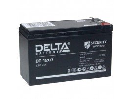 Аккумулятор 12V/7Ah DT1207 Delta