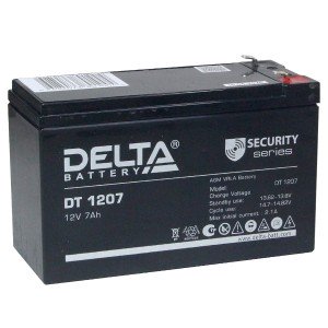 Аккумулятор 12V/7Ah DT1207 Delta
