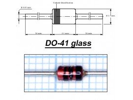 1N4749A (Стабил. 24V/1W) стекло