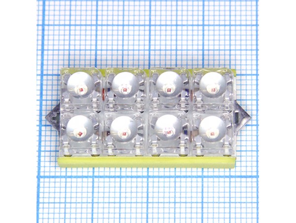 8 LED D-212Y (R) лампа