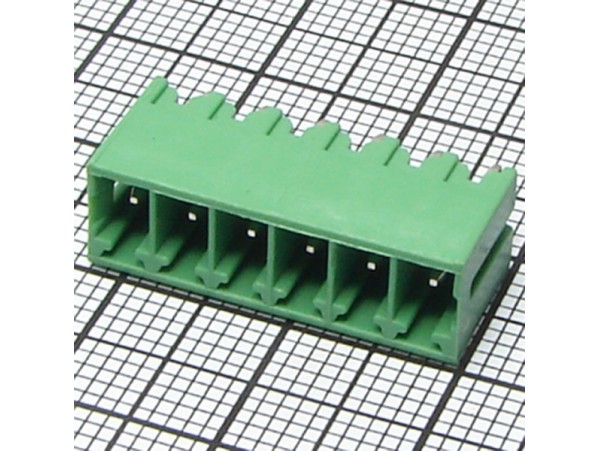 ECH350V-06 клеммник 6к шаг 3,5мм
