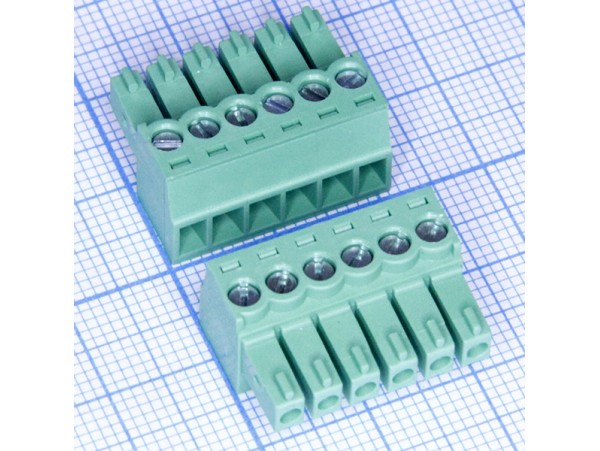 EC350V-06 клеммник 6к шаг 3,5мм