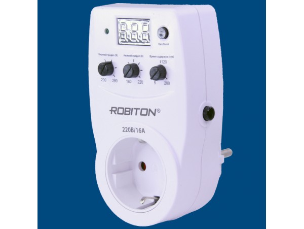 Robiton РН-2 Реле напряжения роз. 16A 3600Вт